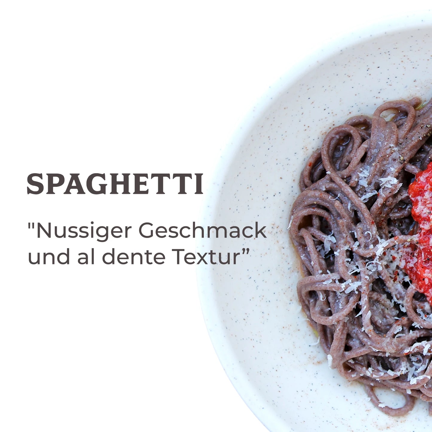 EcoTeff Spaghetti - 50% Teff 50% Buchweizen